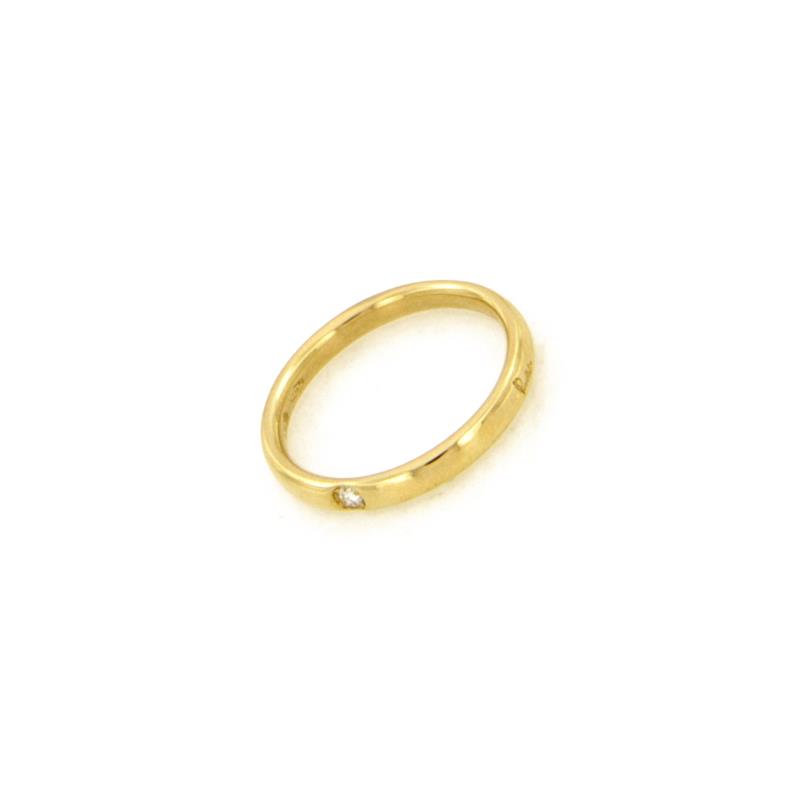 POMELLATO - ANELLO - ORO GIALLO 750/1000 - MOD. LUCCIOLA  CON DIAMANTE TAGLIO BRILLANTE CT 0.03 G - VS -  MIS. 14 (NO MESSA A MISURA) - POMELLATO