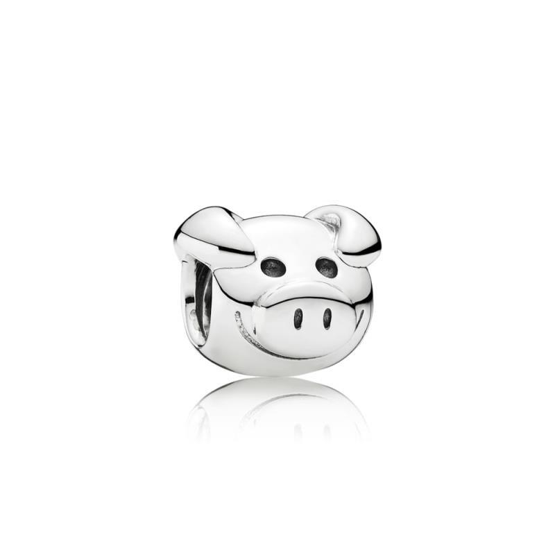 PANDORA - CHARM - ARGENTO 925/1000 - MOD. MAIALINO BUFFO - PANDORA