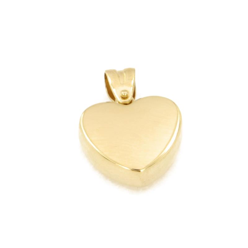 CIONDOLO ORO GIALLO 750/1000 CUORE LISCIO  - 