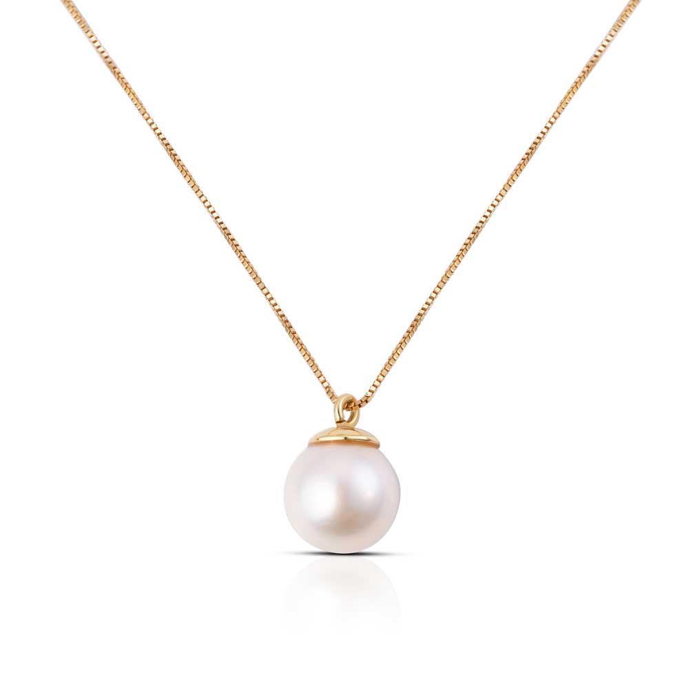 Elli Collana In Oro Giallo 14K (585) Con Pendente A Zirconi Cubici Bianchi, Eleganza Senza Tempo