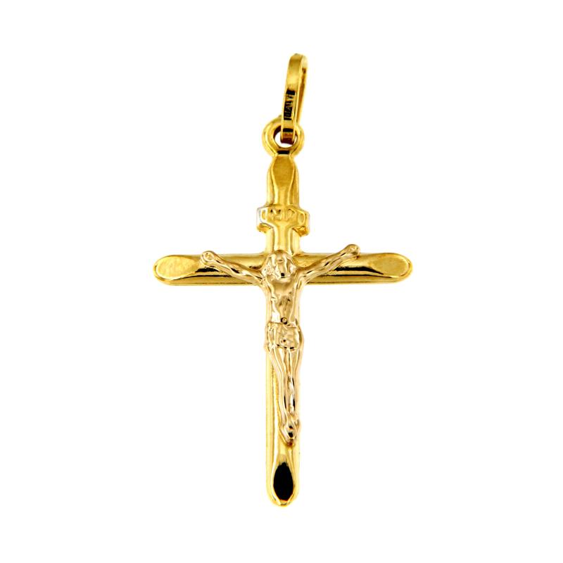 CIONDOLO ORO GIALLO 750/1000 CROCIFISSO - 