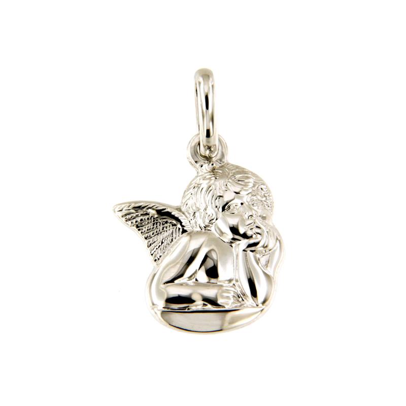 CIONDOLO ORO BIANCO 750/1000 ANGIOLETTO - 