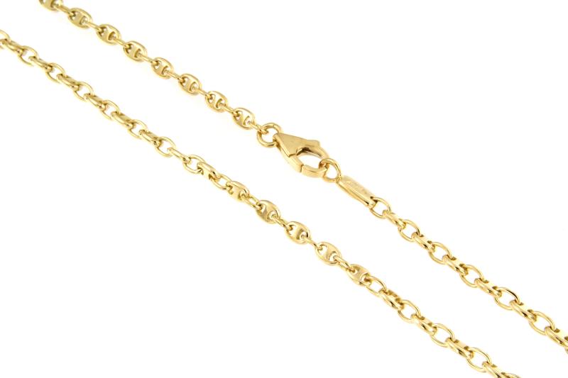 CATENA ORO GIALLO 750/1000 MAGLIA TIPO MARINA - CM. 51 - 