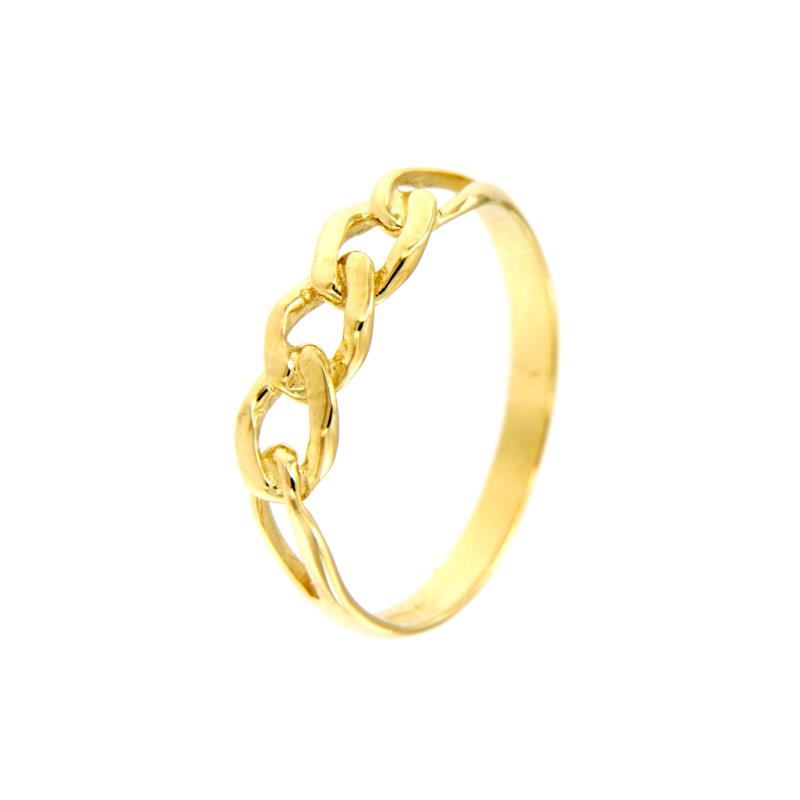 ANELLO ORO GIALLO 750/1000 LAVORAZIONE GRUMETTA - MIS 15 - 