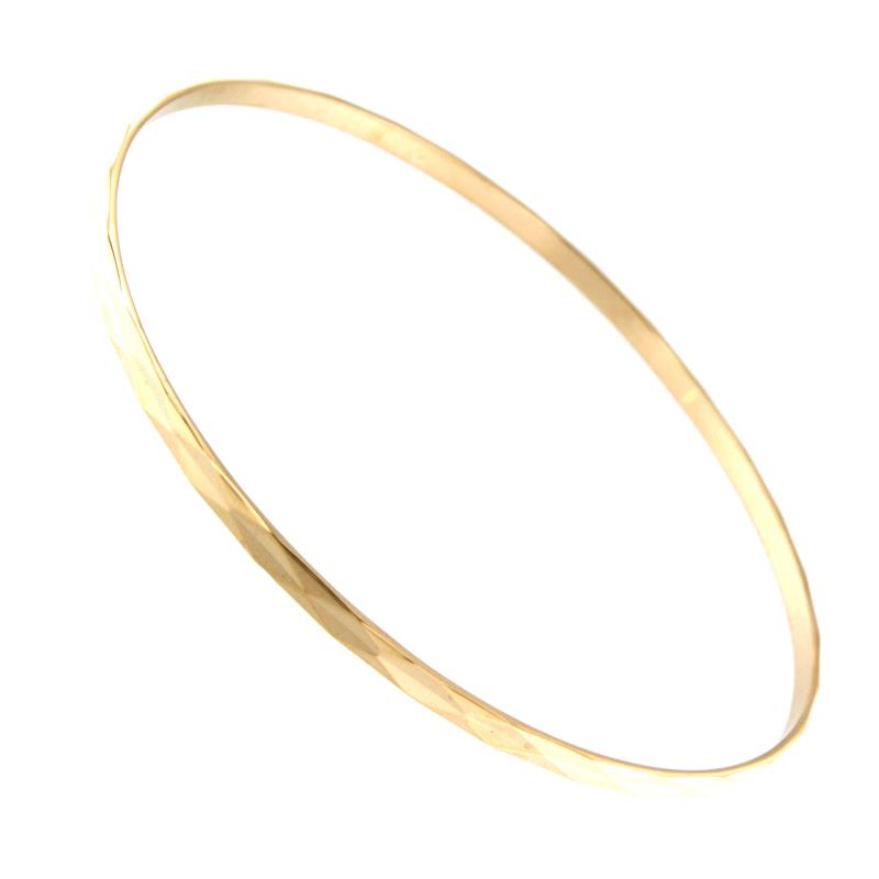 BRACCIALE ORO GIALLO 750/1000 SCHIAVA LAVORATO CM 7 - 