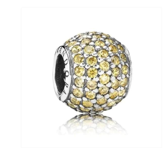 PANDORA - CHARM - ARGENTO 925/1000 - MOD. SFERA SCINTILLANTE - PANDORA