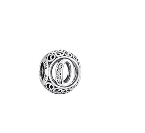 PANDORA - CHARM - ARGENTO 925/1000 - MOD. K VINTAGE - PANDORA