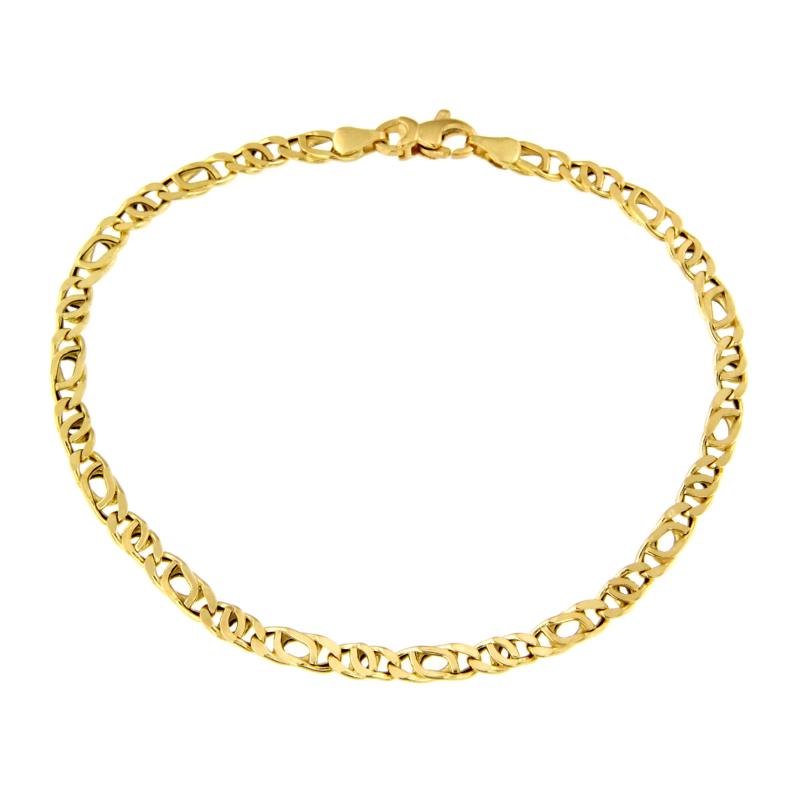 BRACCIALE ORO GIALLO 750/1000 MAGLIA 1+1 - CM 19,5 - 