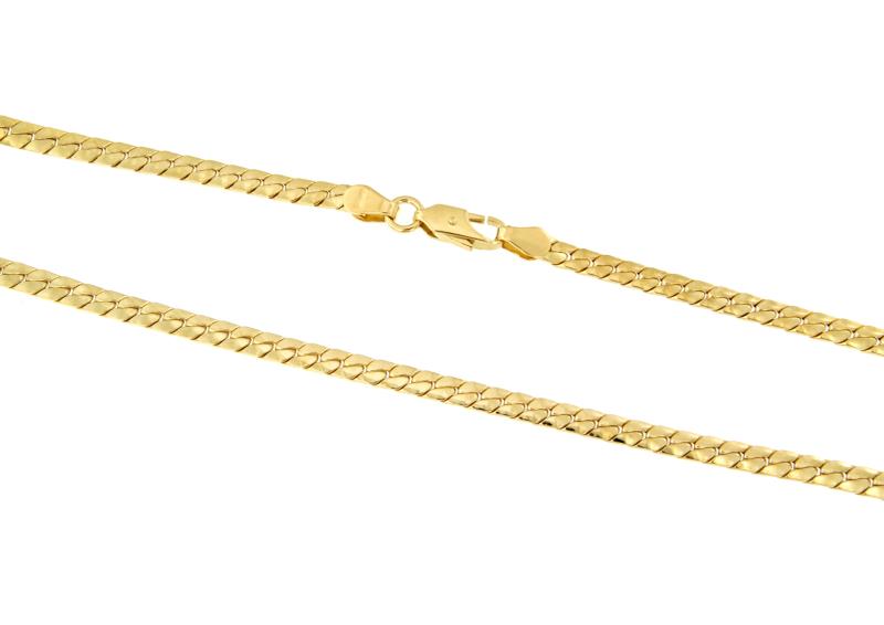 GIROCOLLO ORO GIALLO 750/1000 MAGLIA GRUMETTA - CM 46 - 