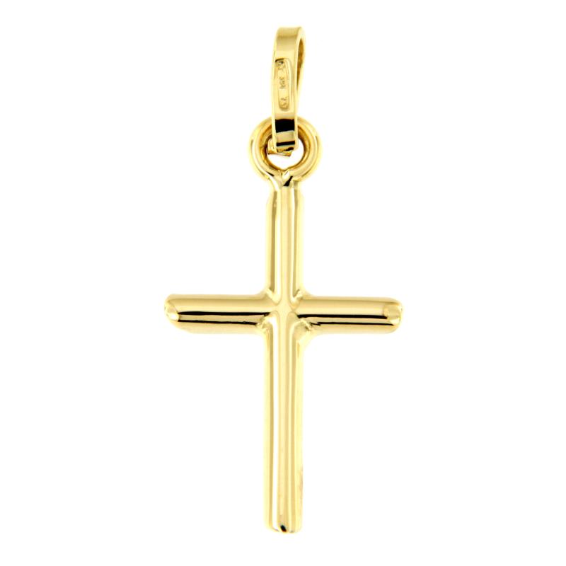 CIONDOLO ORO GIALLO 750/1000 CROCE  - 