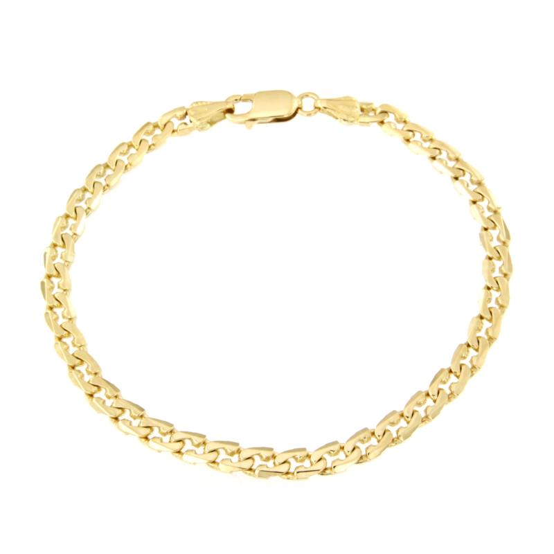 BRACCIALE ORO GIALLO 750/1000 MAGLIA GRUMETTA - CM 21.5 - 