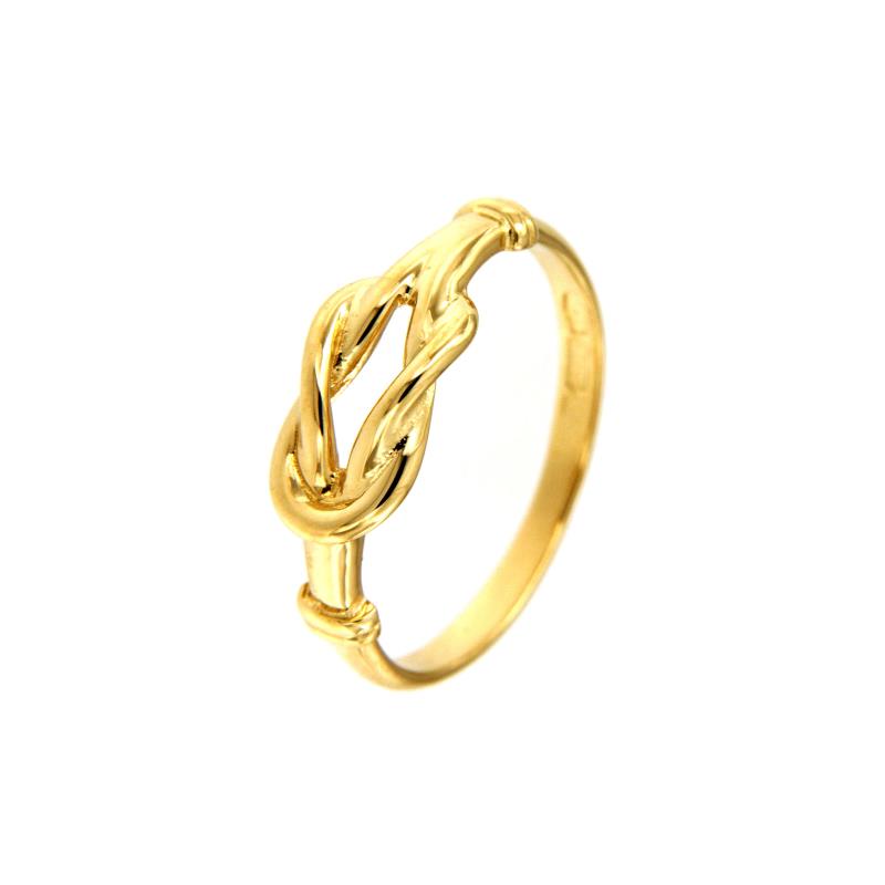 ANELLO ORO GIALLO 750/1000 NODO - MIS.11 - 