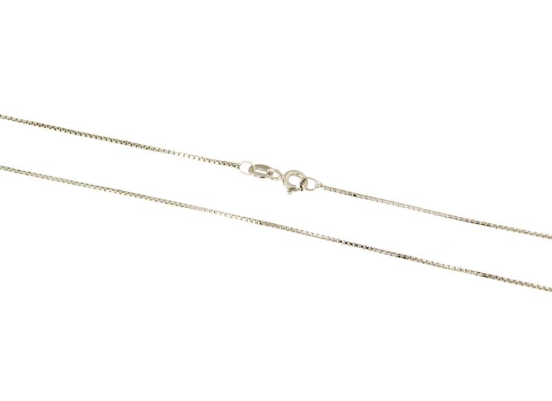 CATENINA ORO BIANCO 750/1000 MAGLIA VENETA - CM. 45 - 