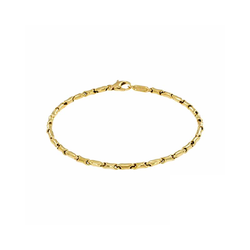 CHIMENTO - BRACCIALE - ORO GIALLO 750/1000 - MAGLIA A SEGMENTI - CM 21.5 - CHIMENTO