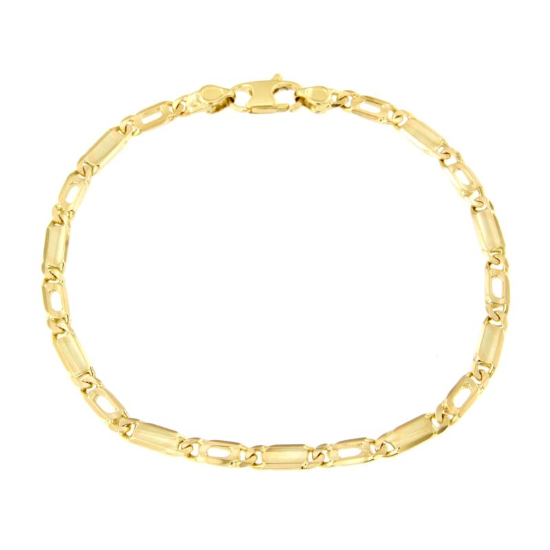 BRACCIALE ORO GIALLO 750/1000 MAGLIA 1+1 - CM 21.5 - 