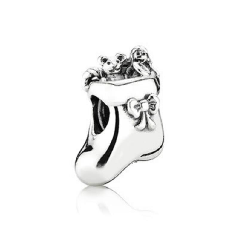 PANDORA - CHARMS - ARGENTO 925/1000 - CALZA DI NATALE - PANDORA