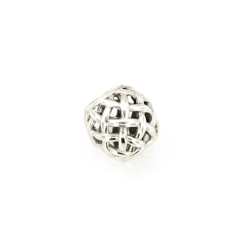 PANDORA - CHARM - ARGENTO 925/1000 - MOD. OPENWORK INTRECCIO  - PANDORA
