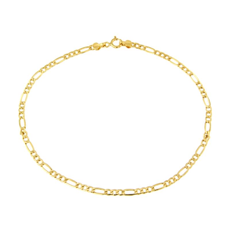 BRACCIALE ORO GIALLO 750/1000 MAGLIA 3+1 - CM 21 - 