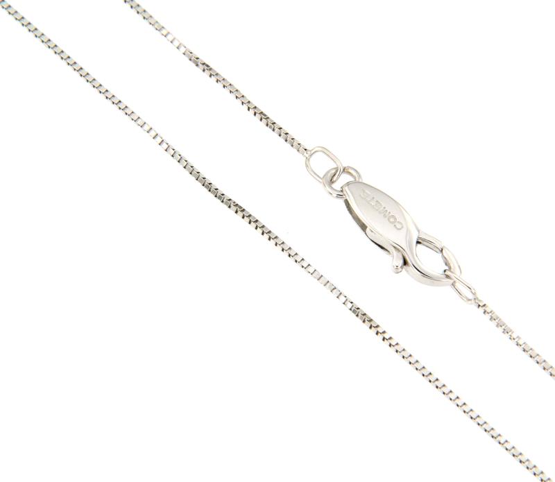 COMETE - CATENINA - ORO BIANCO 750/1000 - MAGLIA VENETA - CM. 42 - COMETE