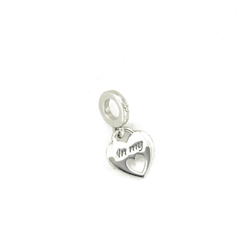 PANDORA - CHARM - ARGENTO 925/1000 - MOD. MOTHER IN MY HEART - PANDORA