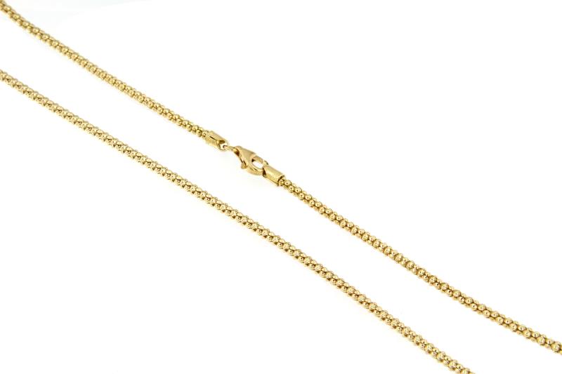 COLLANA ORO GIALLO 750/1000 MAGLIA TIPO FOPE - CM. 45 - 