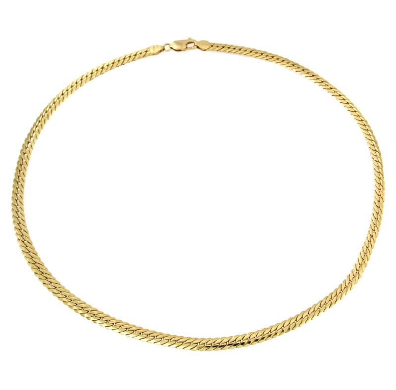 GIROCOLLO ORO GIALLO 750/1000 MAGLIA CLASSICA  CM. 46 - 