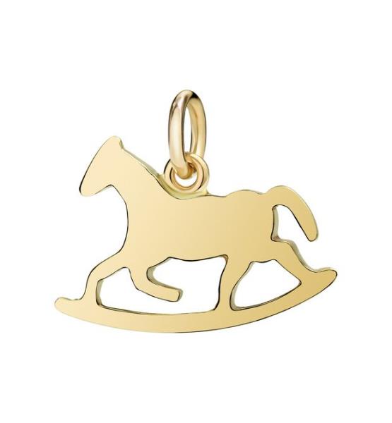 DODO - CIONDOLO - ORO GIALLO 750/1000 - MOD.CAVALLO A DONDOLO - 