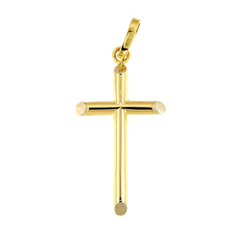CIONDOLO ORO GIALLO 750/1000 CROCE - 