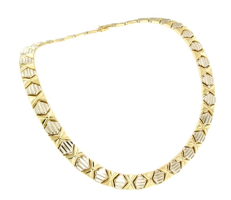 GIROCOLLO DUE ORI 750/1000 SEMIRIGIDO A SEGMENTI RIGATI - 