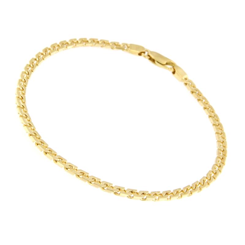 BRACCIALE ORO GIALLO 750/1000 MAGLIA TIPO GRUMETTA - CM. 20 - 