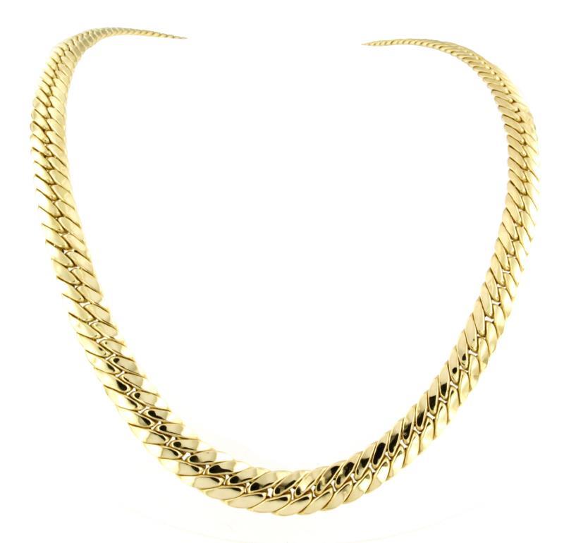 GIROCOLLO ORO GIALLO 750/1000 A SCALARE - CM. 42.5 - 