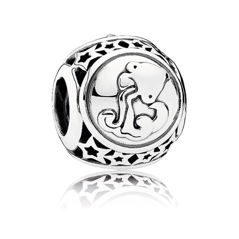 PANDORA - CHARM - ARGENTO 925/1000 - SEGNO ZODIACALE ACQUARIO - PANDORA