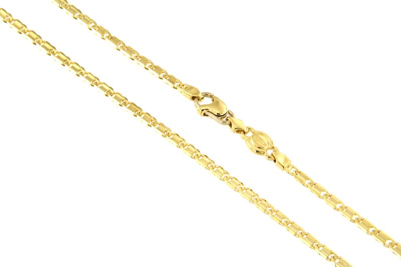 CATENA ORO GIALLO 750/1000 MAGLIA TIPO VALENTINO - CM. 50 - 