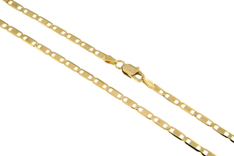 CATENA ORO GIALLO 750/1000 MAGLIA TIPO VALENTINO - CM 50.5 - 