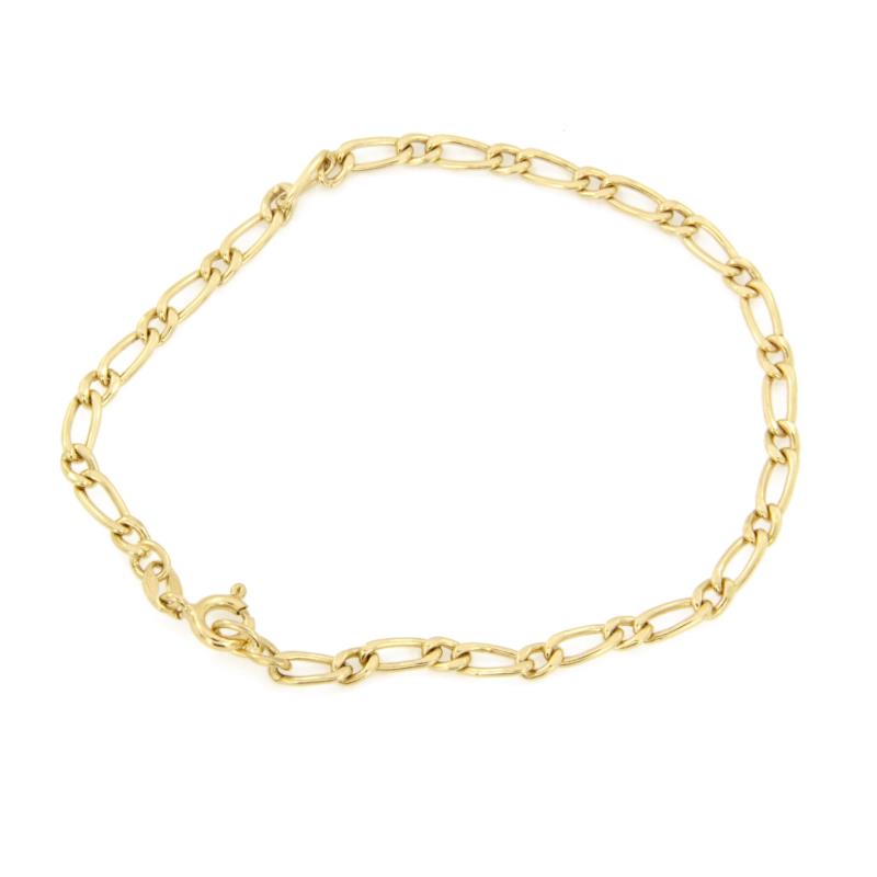 BRACCIALE ORO GIALLO 750/1000 MAGLIA 1+1 - CM. 19 - 