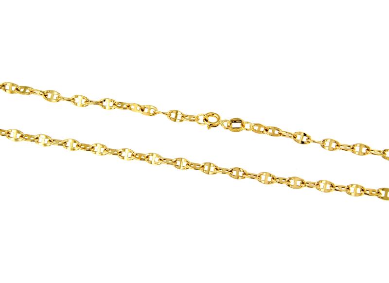 CATENA ORO GIALLO 750/1000 MAGLIA TIPO MARINA - CM 51 - 