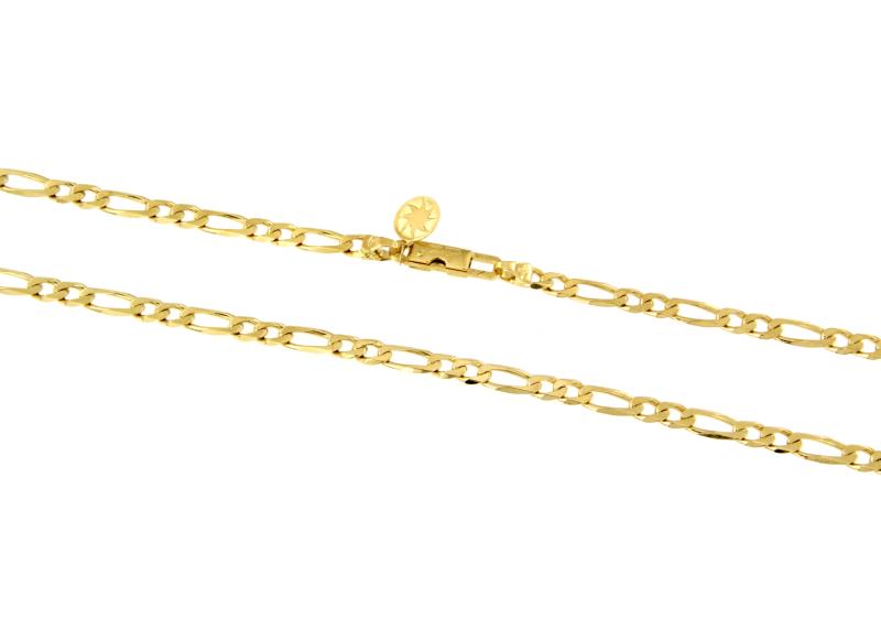 CATENA ORO GIALLO 750/1000 MAGLIA 2+1 - CM 50 - 