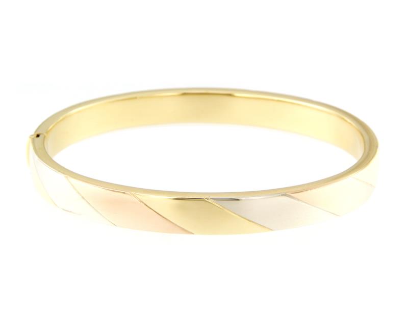 BRACCIALE TRE ORI 750/1000 SCHIAVA - 