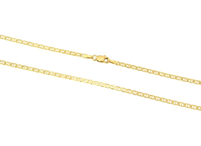 CATENA ORO GIALLO 750/1000 MAGLIA GRUMETTA CON TRAVERSINO - CM. 50 - 