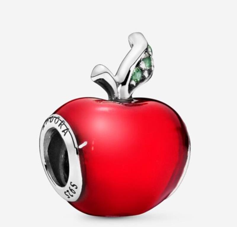 PANDORA - CHARM - ARGENTO 925/1000 - DISNEY MOD. MELA DI BIANCANEVE - PANDORA