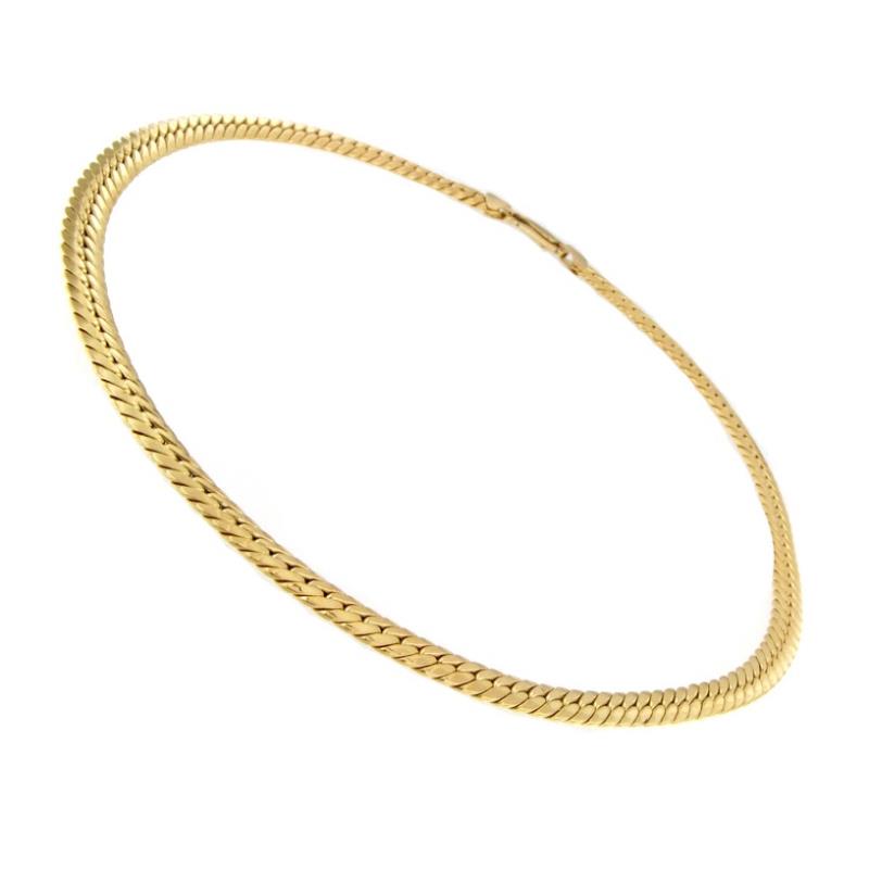 GIROCOLLO ORO GIALLO 750/1000 MAGLIA CLASSICA - CM. 43 - 