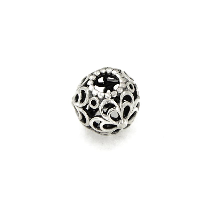 PANDORA - CHARM - ARGENTO 925/1000 - MOD. OPENWORK FIORE - PANDORA