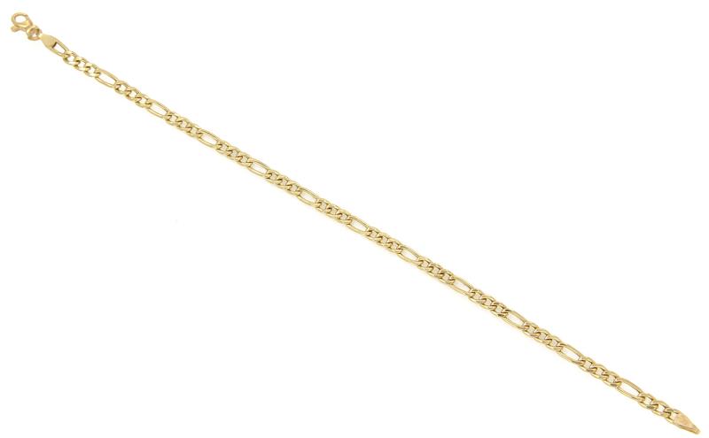 BRACCIALE ORO GIALLO 750/1000 MAGLIA 3+1 - CM. 20 - 