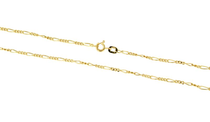 CATENA ORO GIALLO 750/1000 MAGLIA 3+1 - CM 45 - 