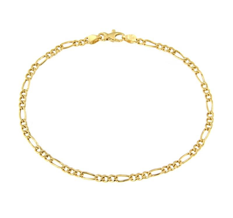 BRACCIALE ORO GIALLO 750/1000 MAGLIA 3+1- CM 20.5 - 