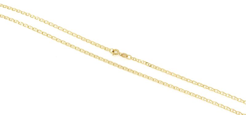 CATENA ORO GIALLO 750/1000 MAGLIA GRUMETTA CON TRAVERSINO - CM. 49.5 - 