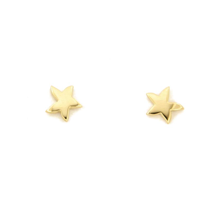 DODO - COPPIA ORECCHINI - ORO GIALLO 750/1000 - MOD. STELLA MARINA - DODO