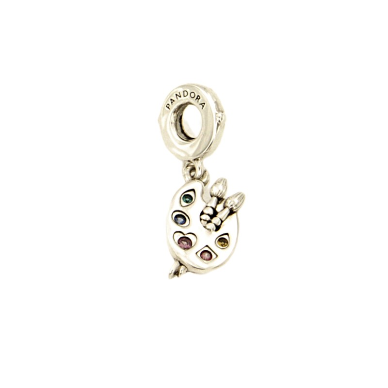 PANDORA - CHARM - ARGENTO 925/1000 - MOD. TAVOLOZZA DELL'ARTISTA - PANDORA