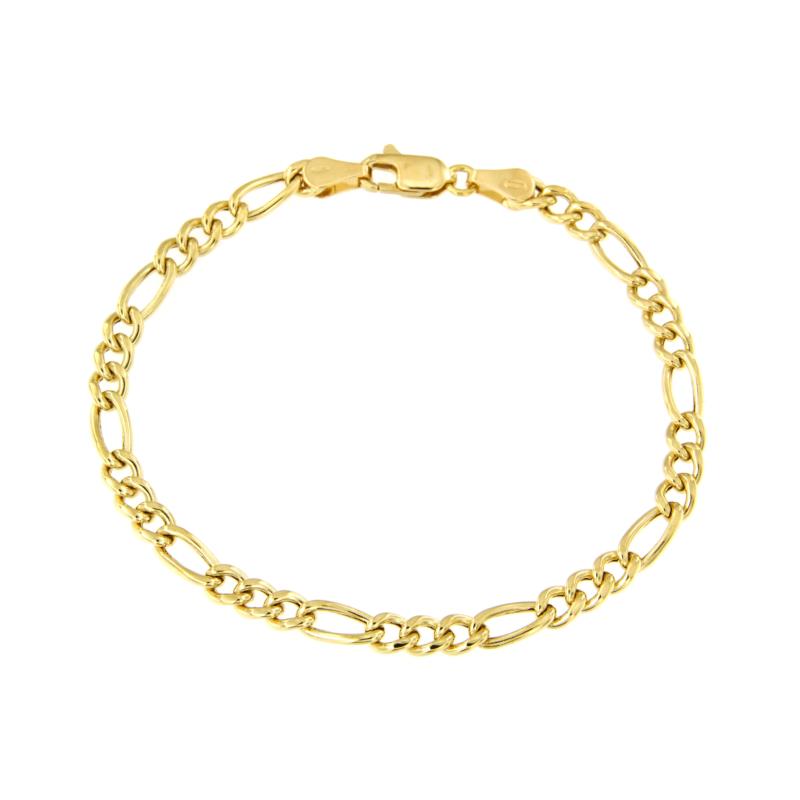 BRACCIALE ORO GIALLO 750/1000 MAGLIA 3+1 - CM. 19 - 
