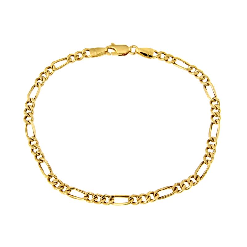 BRACCIALE ORO GIALLO 750/1000 MAGLIA 3+1 - CM 20.5 - 